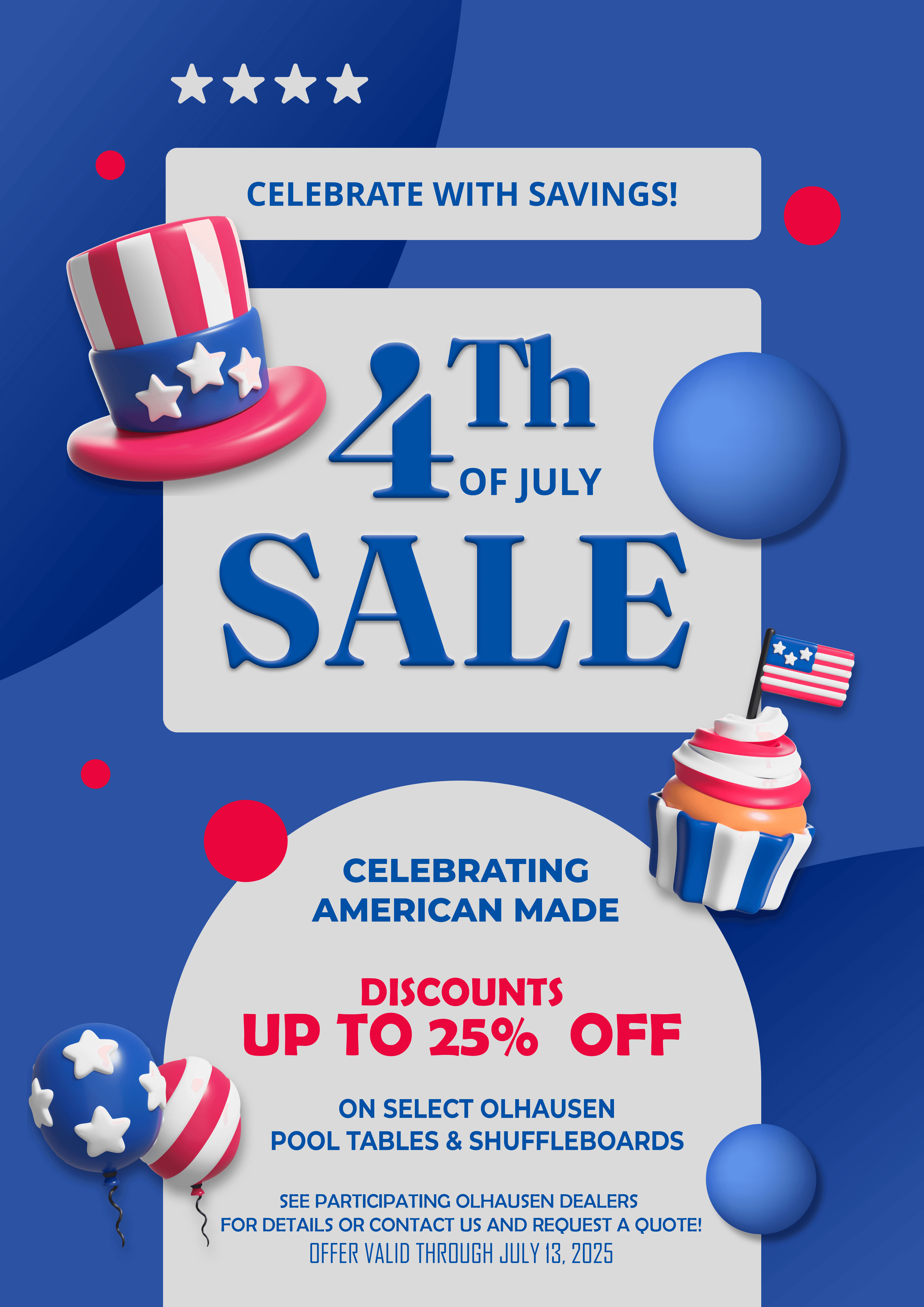 4th of July Sale