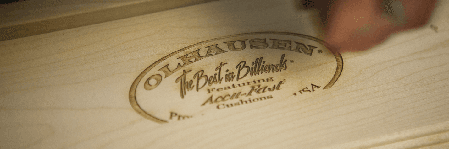 Olhausen Logo on wood